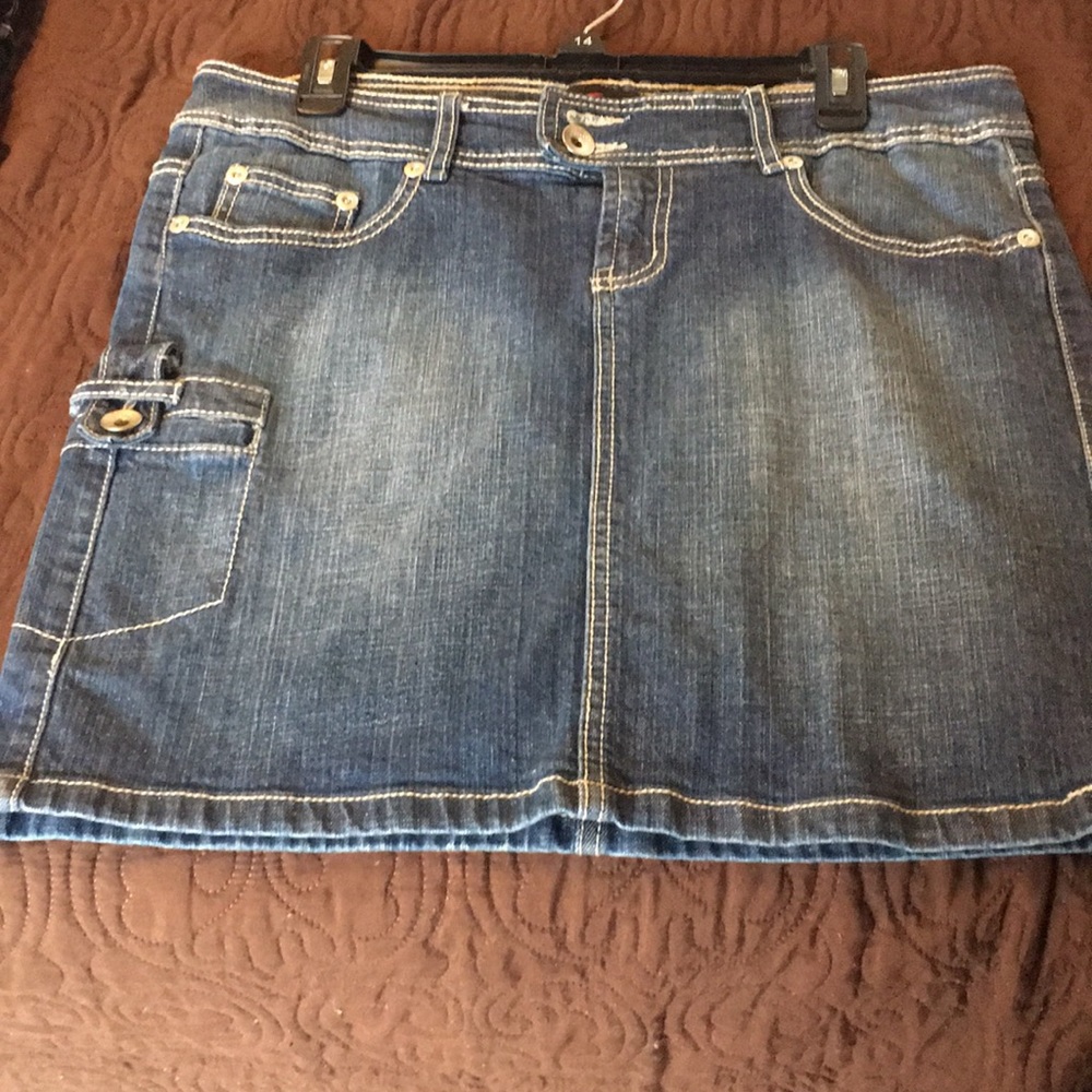 Torrid short denim skirt